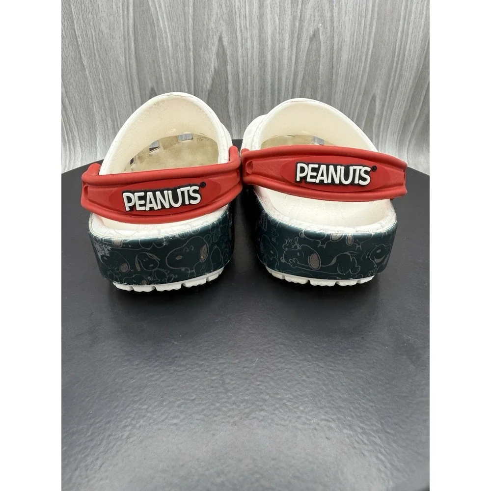 Crocs x Peanuts Classic Clog Toddler Size C8 Snoopy and Joe Cool Slip On Sandals